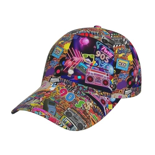 shgwehh Retro 80er 90er Jahre Mode Stil Trucker Hut Herren Damen Baseball Cap Mütze Verstellbar Einfarbig Cap, 80er 90er Jahre 17a88815, One size von shgwehh