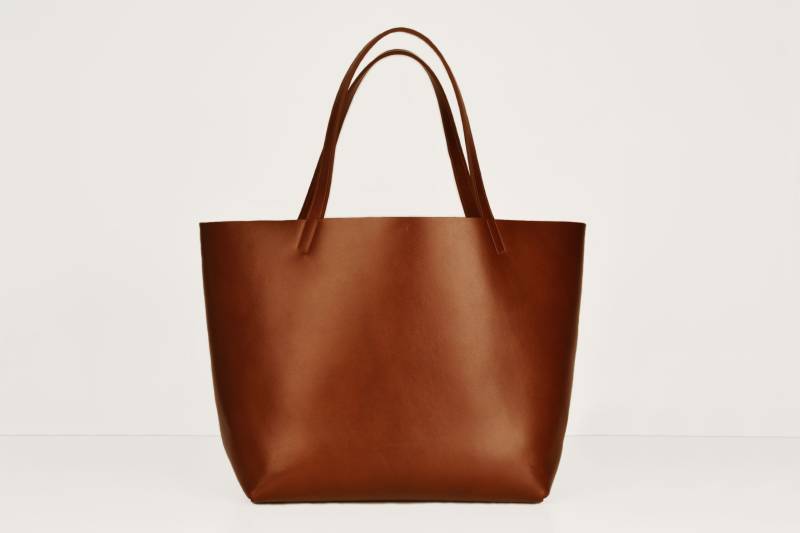 Large Tote in Chestnut, Echt Leder von shhmanufaktur