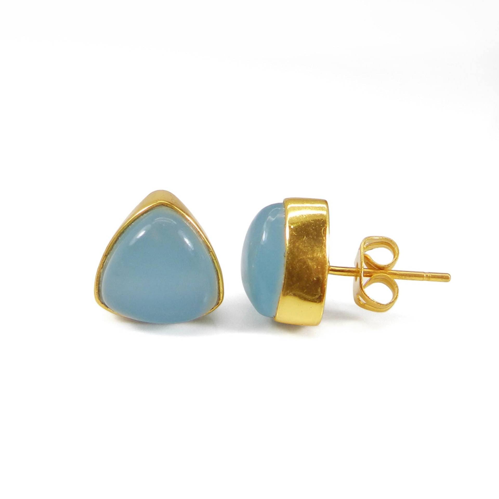 925 Sterling Silber Ohrstecker, Gold Geburtsstein Ohrringe, Perlen Set Geburtstagsgeschenk Für Sie von shininggems