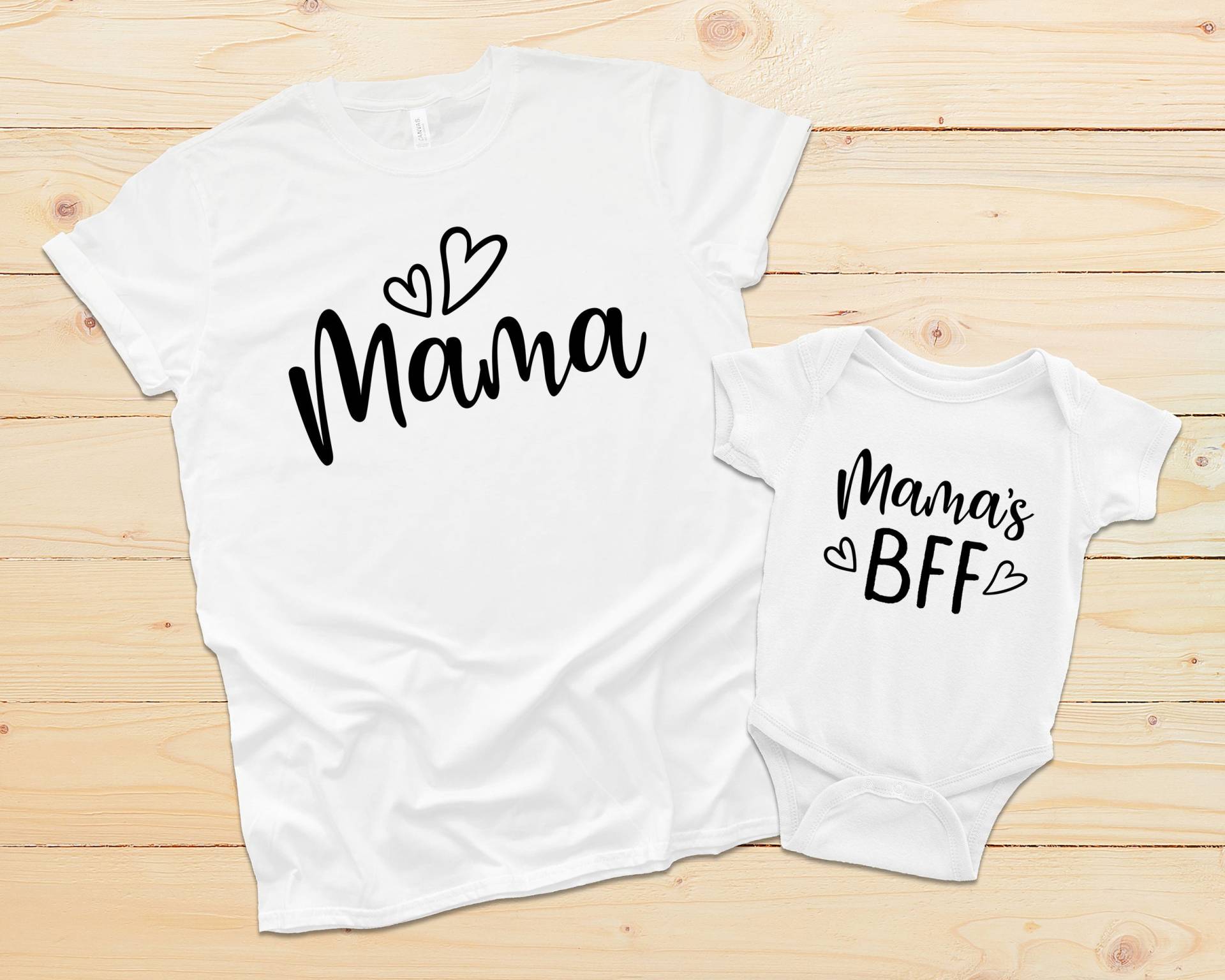 Mama Und Baby Passende T-Shirts/Mutter Geschenk Für Sie Tochter Baby-Dusche-Geschenk von shinyncutie