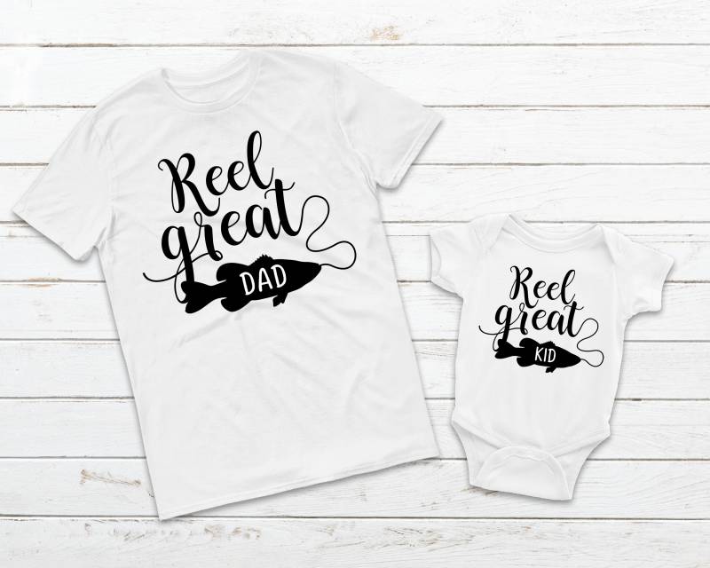 Personalisiere Familien T-Shirts, Geschenk Für Papa Und Baby, Zum Vatertag, Sohn Passendes T-Shirt von shinyncutie