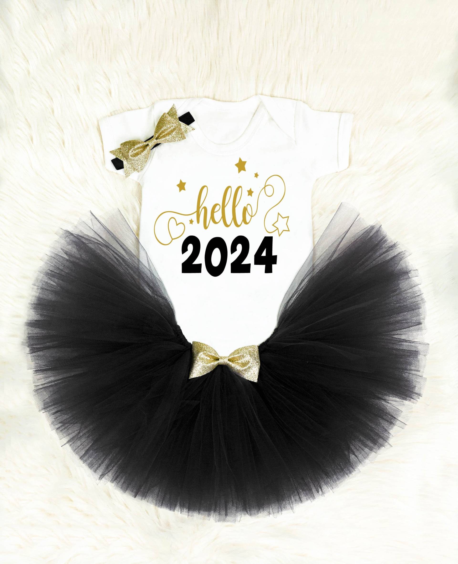 Silvester Baby Outfit Personalisierte Erste Jahr Kinder Weihnachten Und Neujahr Kostüm Weihnachtsfeier Willkommen 2024 von shinyncutie