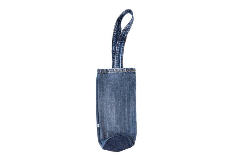 Carry - Bottlebag Mit Recyceltem Jeansstoff, Blau von shippermans