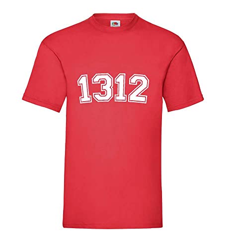 1312 Männer T-Shirt Rot 3XL von shirt84