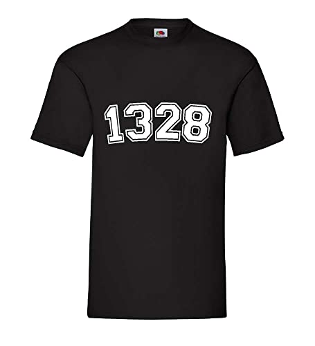 1328 Männer T-Shirt Schwarz 3XL von shirt84