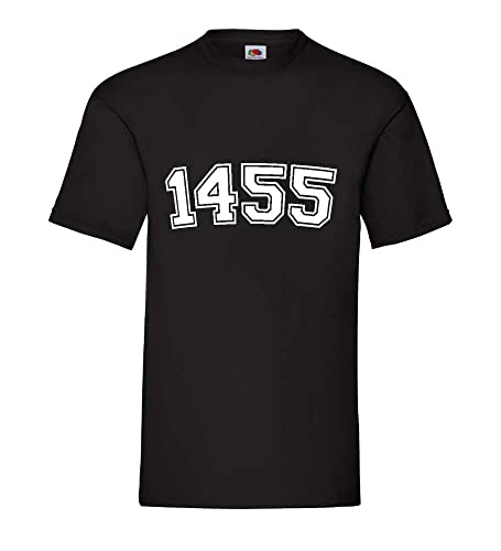 1455 Männer T-Shirt Schwarz L von shirt84