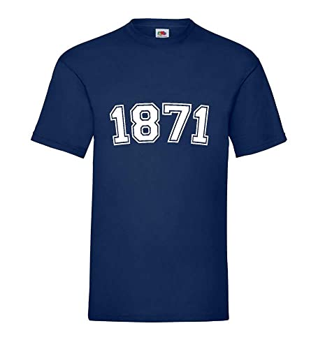 1871 Männer T-Shirt Navy L von shirt84