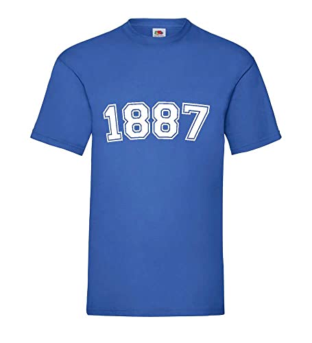 1887 Männer T-Shirt Royal Blau XL von shirt84