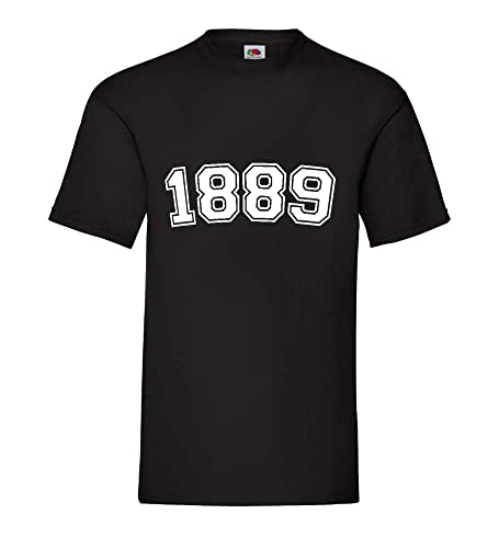 1889 Männer T-Shirt Schwarz XL von shirt84