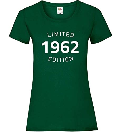 1962 Limited Edition Frauen Lady-Fit T-Shirt Flaschengrün M von shirt84