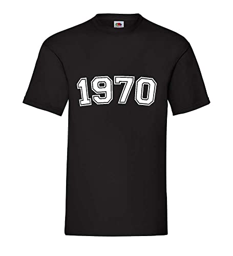 1970 Männer T-Shirt Schwarz 3XL von shirt84