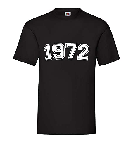 1972 Männer T-Shirt Schwarz XL von shirt84