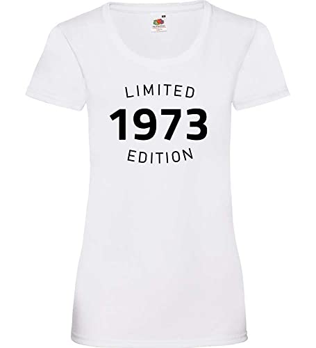 1973 Limited Edition Frauen Lady-Fit T-Shirt Weiß M von shirt84