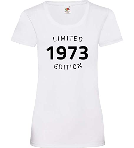 1973 Limited Edition Frauen Lady-Fit T-Shirt Weiß S von shirt84