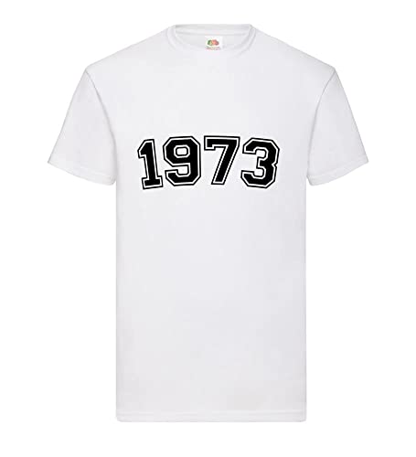 1973 Männer T-Shirt Weiß L von shirt84