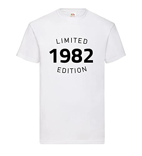 1982 Limited Edition Männer T-Shirt Weiß L von shirt84