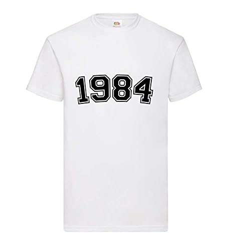 1984 Männer T-Shirt Weiß L von shirt84
