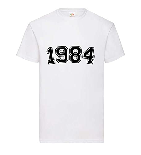 1984 Männer T-Shirt Weiß M von shirt84