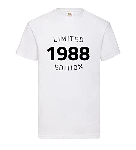 1988 Limited Edition Männer T-Shirt Weiß XL von shirt84