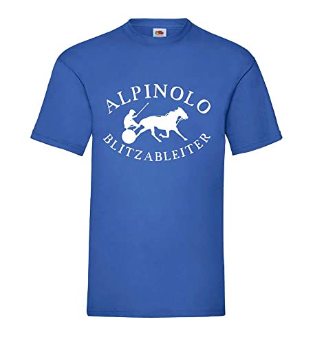 Alpinolo auf Blitzableiter Männer T-Shirt Royal Blau S von shirt84