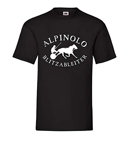 Alpinolo auf Blitzableiter Männer T-Shirt Schwarz XL von shirt84