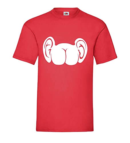 Arsch mit Ohren Männer T-Shirt Rot XXL von shirt84