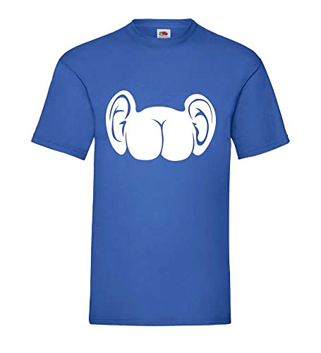 Arsch mit Ohren Männer T-Shirt Royal Blau 3XL von shirt84