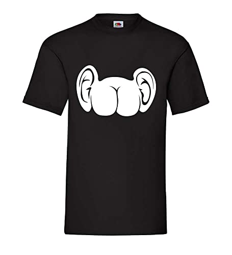 Arsch mit Ohren Männer T-Shirt Schwarz L von shirt84