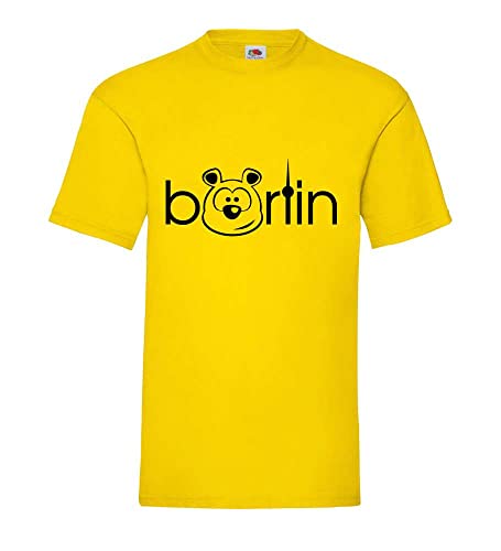 Berliner Bär - der Bärlin Männer T-Shirt Gelb M von shirt84