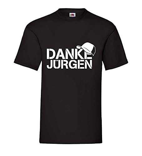 Danke Jürgen Basecap Männer T-Shirt Schwarz XL von shirt84