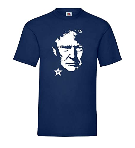 Donald Trump Männer T-Shirt Navy XXL von shirt84