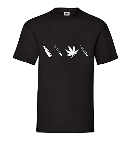 Drogen Evolution Männer T-Shirt Schwarz L von shirt84