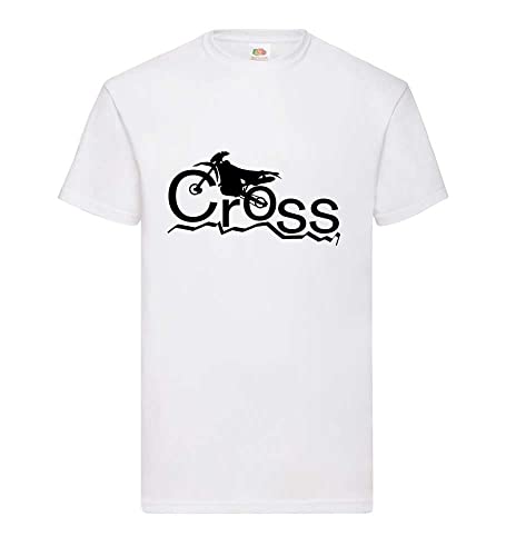 Endurocross Männer T-Shirt Weiß XL von shirt84