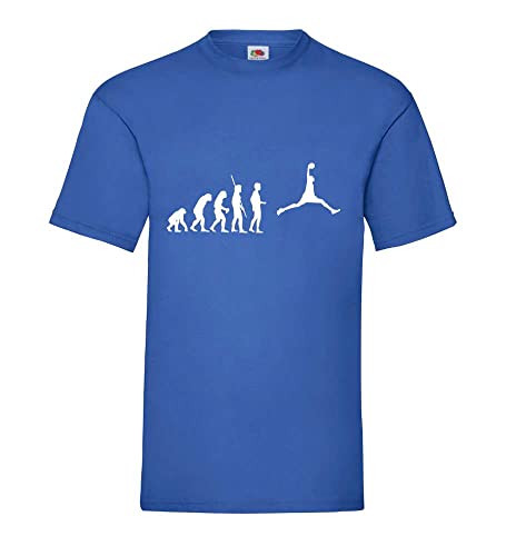 Evolution Basketball Männer T-Shirt Royal Blau S von shirt84