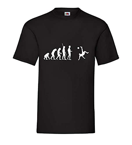 Evolution Fallrückzieher Männer T-Shirt Schwarz S von shirt84