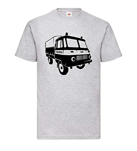 Feuerwehr Robur LO Männer T-Shirt Grau M von shirt84