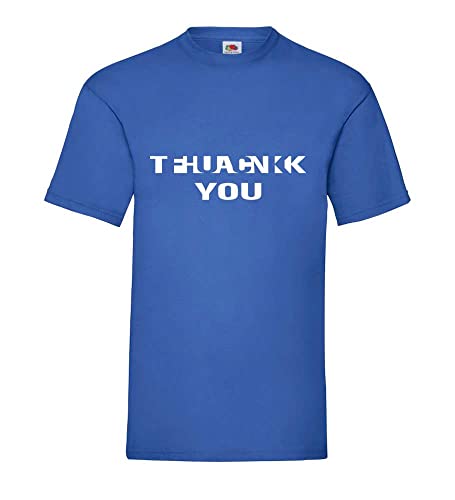 Fuck You ich Brauche EIN U Männer T-Shirt Royal Blau M von shirt84