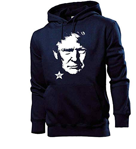 Generisch Donald Trump Männer Hoodie Sweatshirt Navy S von shirt84