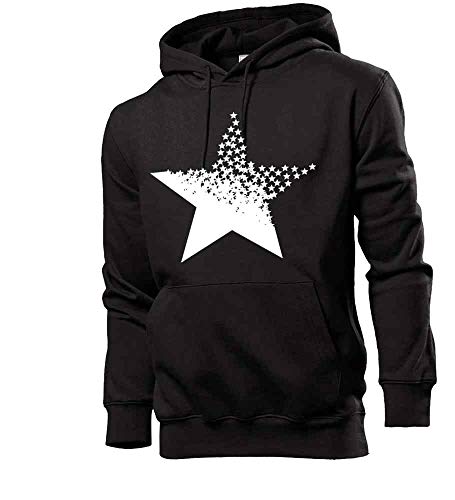 Generisch EIN Stern aus Sternen Männer Hoodie Sweatshirt Schwarz L von shirt84