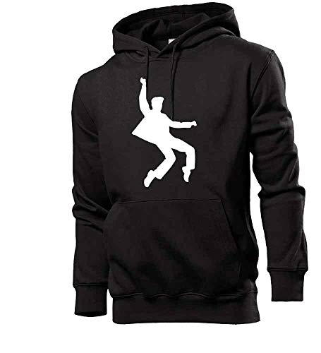 Generisch Elvis Dance Männer Hoodie Sweatshirt Schwarz M von shirt84