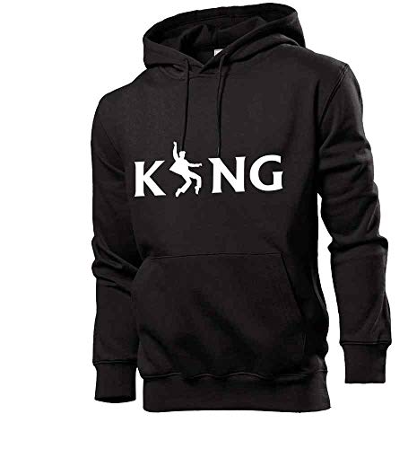 Generisch Elvis Dance The King Männer Hoodie Sweatshirt Schwarz L von shirt84