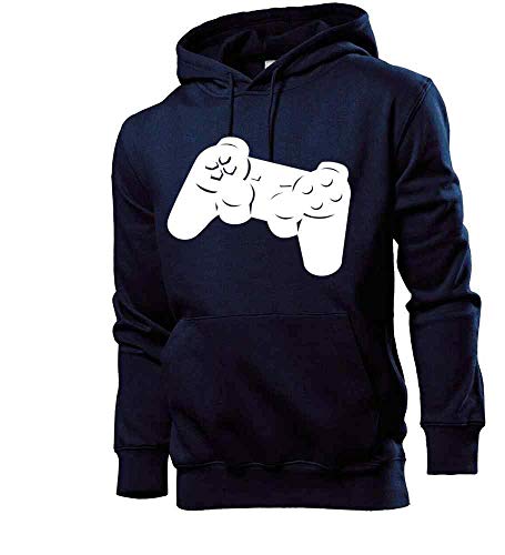 Generisch Gaming Controller ps Männer Hoodie Sweatshirt Navy S von shirt84