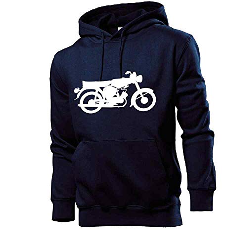 Generisch Simson S50 Suhl Männer Hoodie Sweatshirt Navy L von shirt84