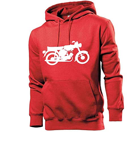 Generisch Simson S50 Suhl Männer Hoodie Sweatshirt Rot M von shirt84