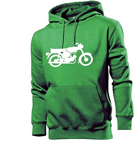 Generisch Simson Suhl Männer Hoodie Sweatshirt Grün L von shirt84