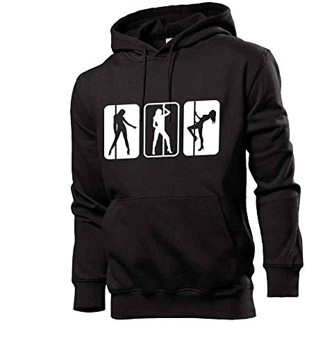 Generisch Tabledance Männer Hoodie Sweatshirt Schwarz M von shirt84