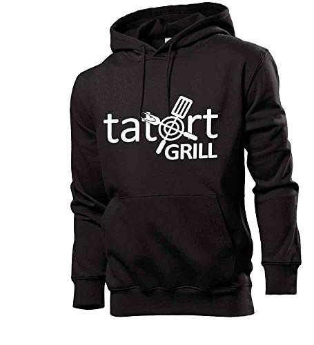 Generisch Tatort Grill Männer Hoodie Sweatshirt Schwarz XXL von shirt84