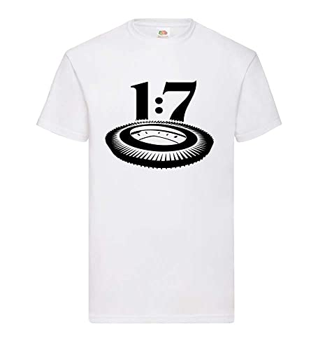 Halbfinale 2014 Brasilien Deutschland 1:7 Männer T-Shirt Weiß XL von shirt84