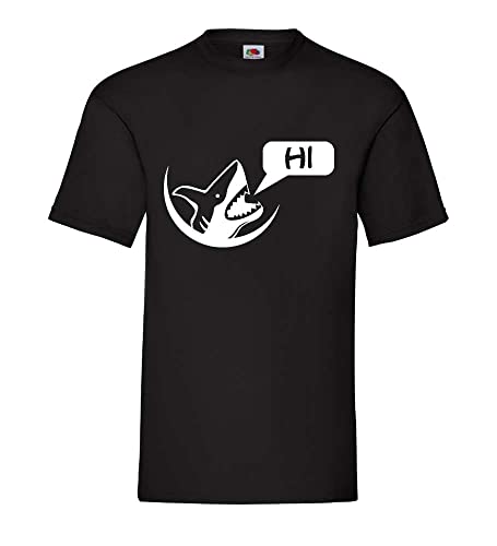 Hi Hai Männer T-Shirt Schwarz L von shirt84