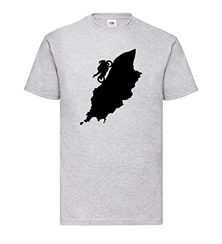 Isle of Man Männer T-Shirt Grau L von shirt84